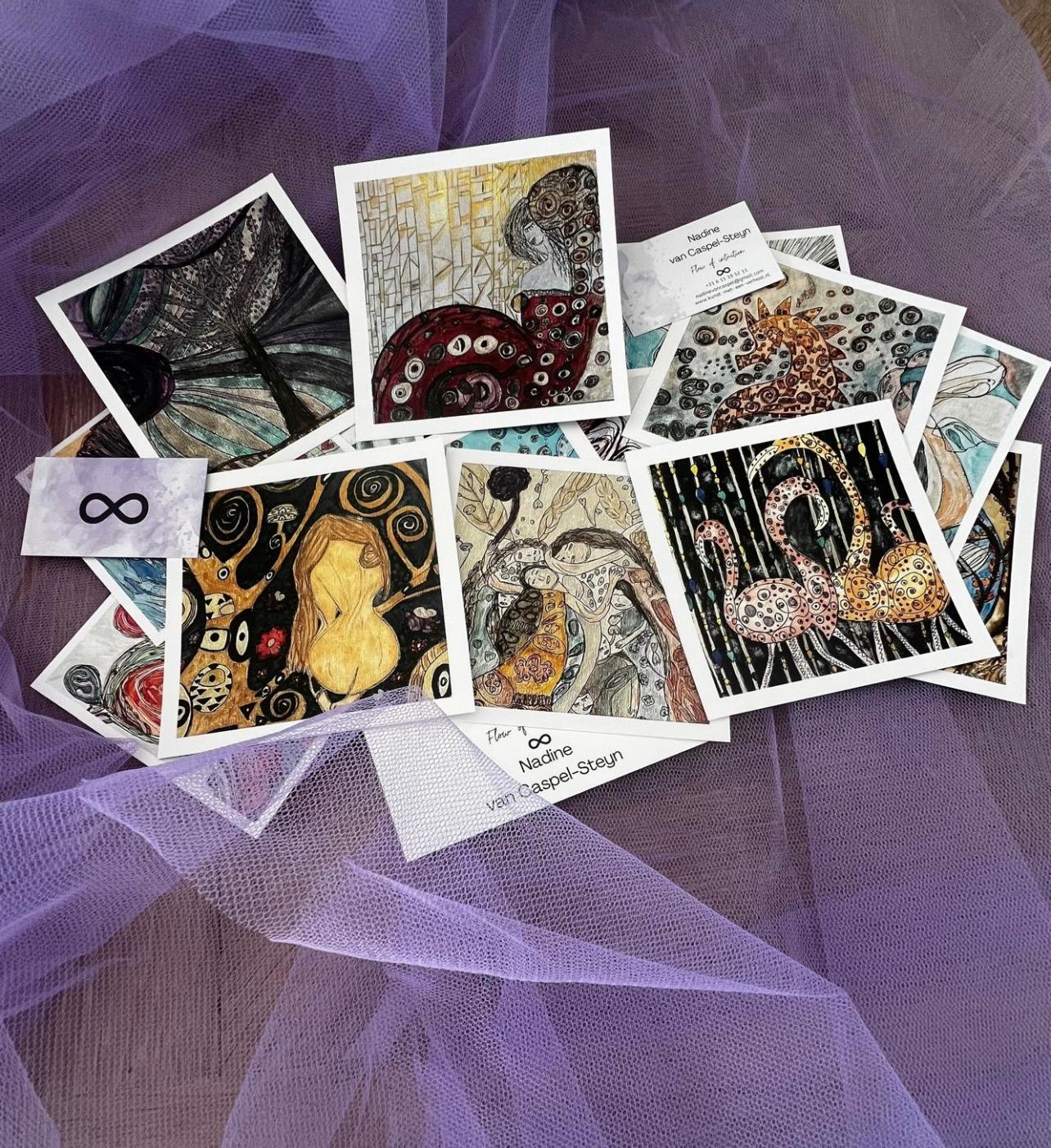 Portret van de kunstenares